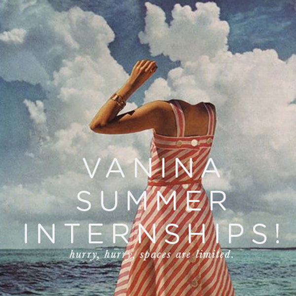 SUMMER INTERNSHIPS!