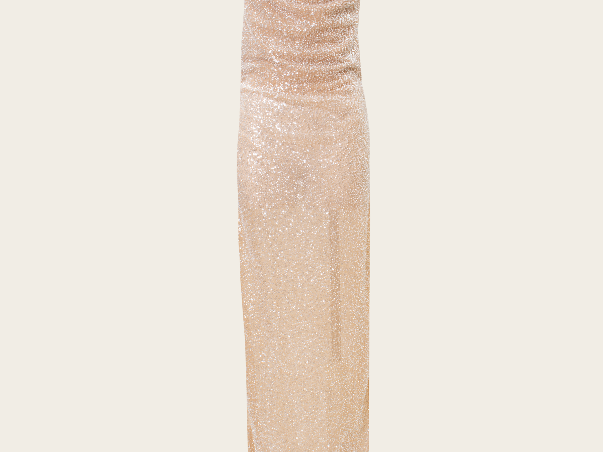 VANINA Vivienne Dress dr-vivienne_nude crystals_xl