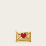 VANINA Love Letter Cardholder cardholder-love letter_gold leather_