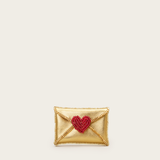 VANINA Love Letter Cardholder cardholder-love letter_gold leather_