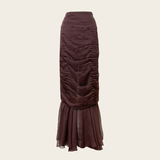 VANINA Desert Du Sahara Skirt sk-desert du sahara_dark brown_xl