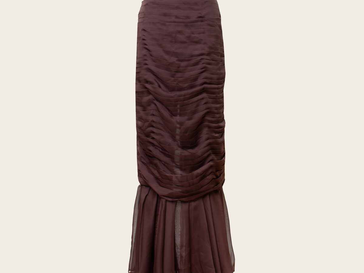 VANINA Desert Du Sahara Skirt sk-desert du sahara_dark brown_xl