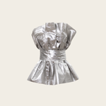 VANINA Shell Bustier bus-shell_silver organza_l