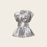 VANINA Shell Bustier bus-shell_silver organza_l