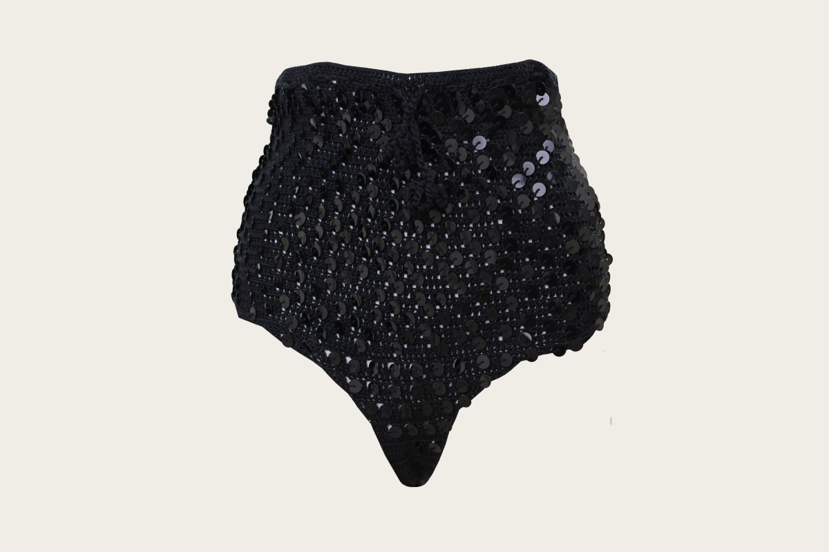 VANINA Lydia Shorts shorts-lydia_black sequins_m-l