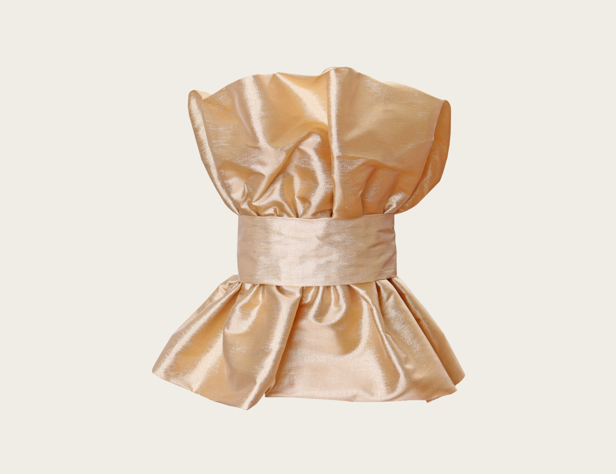 VANINA Shell Bustier bus-shell_gold organza_xl