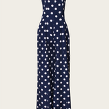 VANINA Lula Jumpsuit jumpsuit-lula_navy polka dots_xl